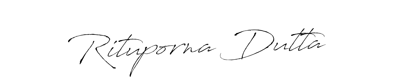 You should practise on your own different ways (Antro_Vectra) to write your name (Rituporna Dutta) in signature. don't let someone else do it for you. Rituporna Dutta signature style 6 images and pictures png