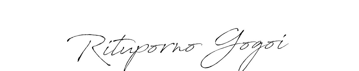 It looks lik you need a new signature style for name Rituporno Gogoi. Design unique handwritten (Antro_Vectra) signature with our free signature maker in just a few clicks. Rituporno Gogoi signature style 6 images and pictures png