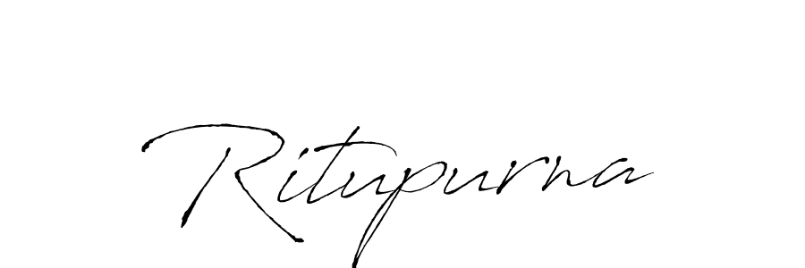 How to make Ritupurna signature? Antro_Vectra is a professional autograph style. Create handwritten signature for Ritupurna name. Ritupurna signature style 6 images and pictures png
