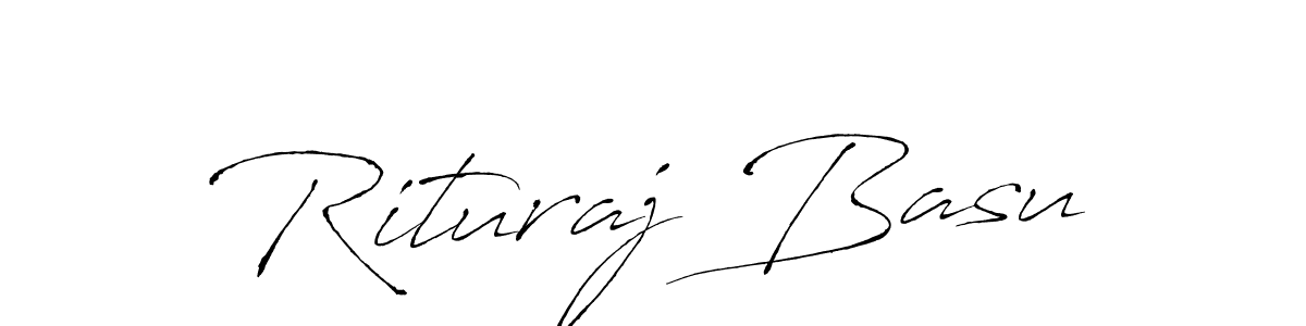 Make a beautiful signature design for name Rituraj Basu. With this signature (Antro_Vectra) style, you can create a handwritten signature for free. Rituraj Basu signature style 6 images and pictures png