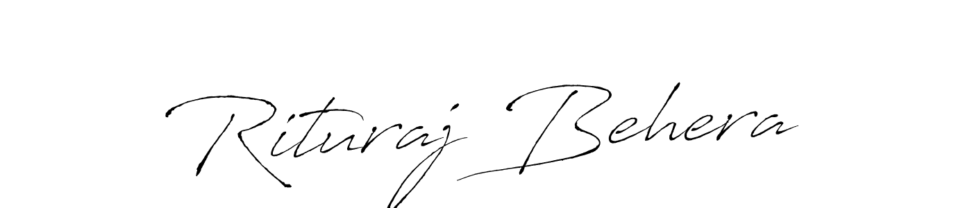 Rituraj Behera stylish signature style. Best Handwritten Sign (Antro_Vectra) for my name. Handwritten Signature Collection Ideas for my name Rituraj Behera. Rituraj Behera signature style 6 images and pictures png