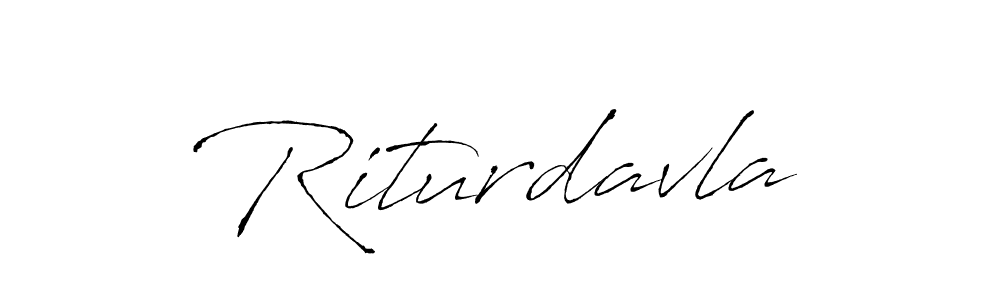 Create a beautiful signature design for name Riturdavla. With this signature (Antro_Vectra) fonts, you can make a handwritten signature for free. Riturdavla signature style 6 images and pictures png