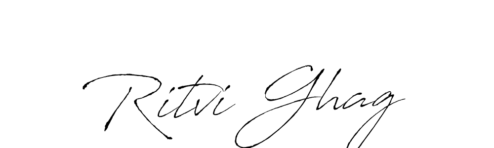 Ritvi Ghag stylish signature style. Best Handwritten Sign (Antro_Vectra) for my name. Handwritten Signature Collection Ideas for my name Ritvi Ghag. Ritvi Ghag signature style 6 images and pictures png