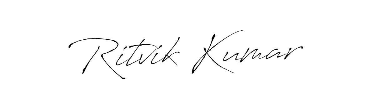 This is the best signature style for the Ritvik Kumar name. Also you like these signature font (Antro_Vectra). Mix name signature. Ritvik Kumar signature style 6 images and pictures png