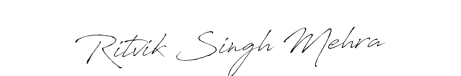 The best way (Antro_Vectra) to make a short signature is to pick only two or three words in your name. The name Ritvik Singh Mehra include a total of six letters. For converting this name. Ritvik Singh Mehra signature style 6 images and pictures png