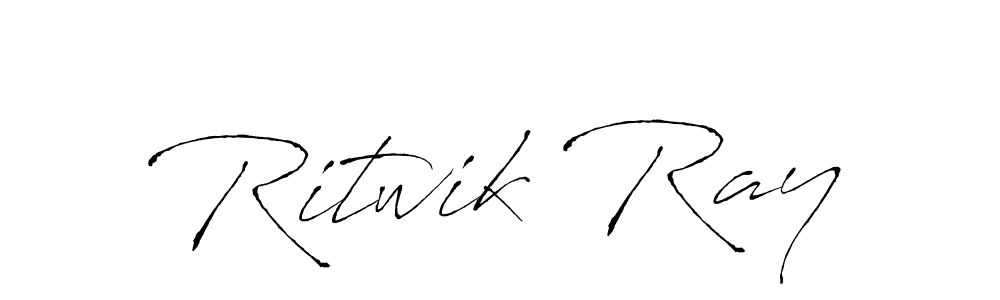 You should practise on your own different ways (Antro_Vectra) to write your name (Ritwik Ray) in signature. don't let someone else do it for you. Ritwik Ray signature style 6 images and pictures png