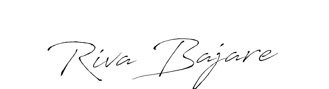 Also You can easily find your signature by using the search form. We will create Riva Bajare name handwritten signature images for you free of cost using Antro_Vectra sign style. Riva Bajare signature style 6 images and pictures png