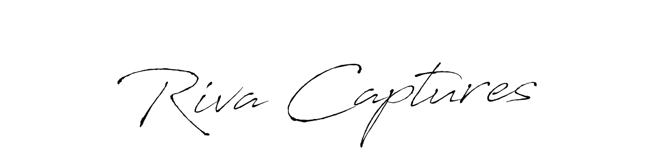 Riva Captures stylish signature style. Best Handwritten Sign (Antro_Vectra) for my name. Handwritten Signature Collection Ideas for my name Riva Captures. Riva Captures signature style 6 images and pictures png