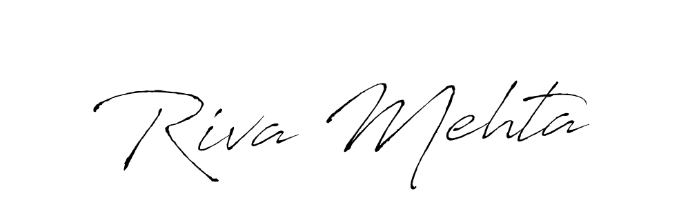 Also we have Riva Mehta name is the best signature style. Create professional handwritten signature collection using Antro_Vectra autograph style. Riva Mehta signature style 6 images and pictures png