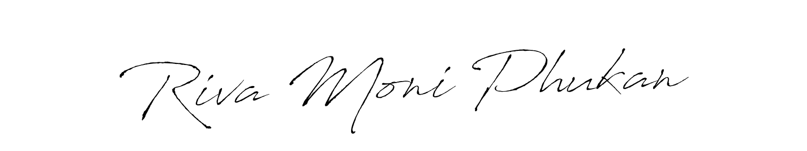 Here are the top 10 professional signature styles for the name Riva Moni Phukan. These are the best autograph styles you can use for your name. Riva Moni Phukan signature style 6 images and pictures png