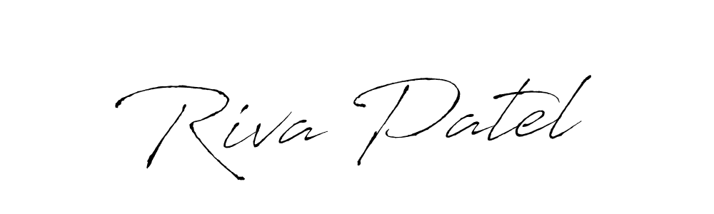 It looks lik you need a new signature style for name Riva Patel. Design unique handwritten (Antro_Vectra) signature with our free signature maker in just a few clicks. Riva Patel signature style 6 images and pictures png