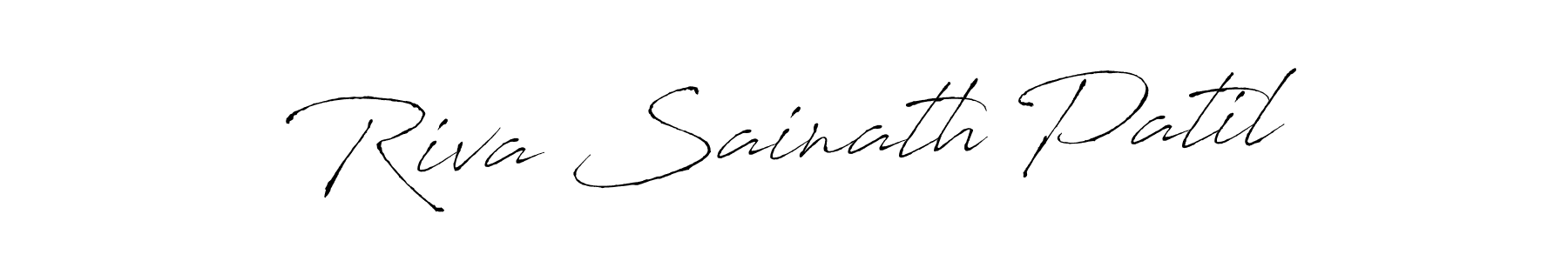 Riva Sainath Patil stylish signature style. Best Handwritten Sign (Antro_Vectra) for my name. Handwritten Signature Collection Ideas for my name Riva Sainath Patil. Riva Sainath Patil signature style 6 images and pictures png