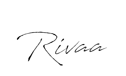 Design your own signature with our free online signature maker. With this signature software, you can create a handwritten (Antro_Vectra) signature for name Rivaa. Rivaa signature style 6 images and pictures png