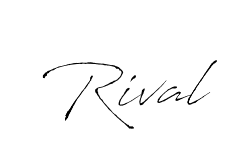 Make a beautiful signature design for name Rival. Use this online signature maker to create a handwritten signature for free. Rival signature style 6 images and pictures png