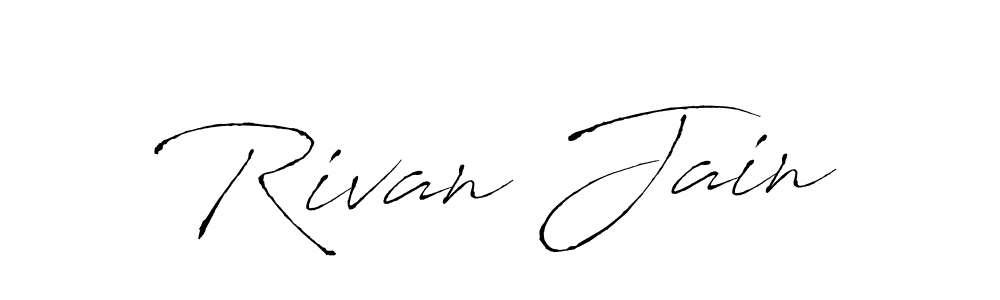 if you are searching for the best signature style for your name Rivan Jain. so please give up your signature search. here we have designed multiple signature styles  using Antro_Vectra. Rivan Jain signature style 6 images and pictures png