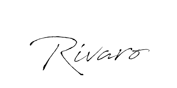 How to make Rivaro name signature. Use Antro_Vectra style for creating short signs online. This is the latest handwritten sign. Rivaro signature style 6 images and pictures png