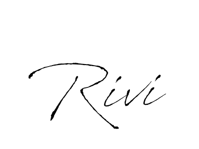 Rivi stylish signature style. Best Handwritten Sign (Antro_Vectra) for my name. Handwritten Signature Collection Ideas for my name Rivi. Rivi signature style 6 images and pictures png