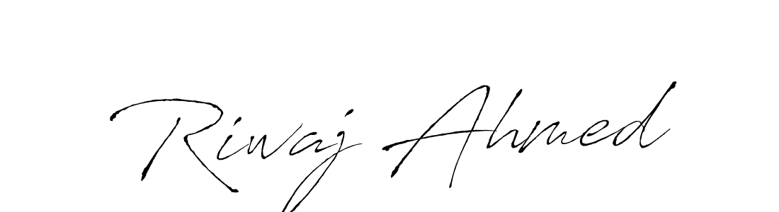 Riwaj Ahmed stylish signature style. Best Handwritten Sign (Antro_Vectra) for my name. Handwritten Signature Collection Ideas for my name Riwaj Ahmed. Riwaj Ahmed signature style 6 images and pictures png