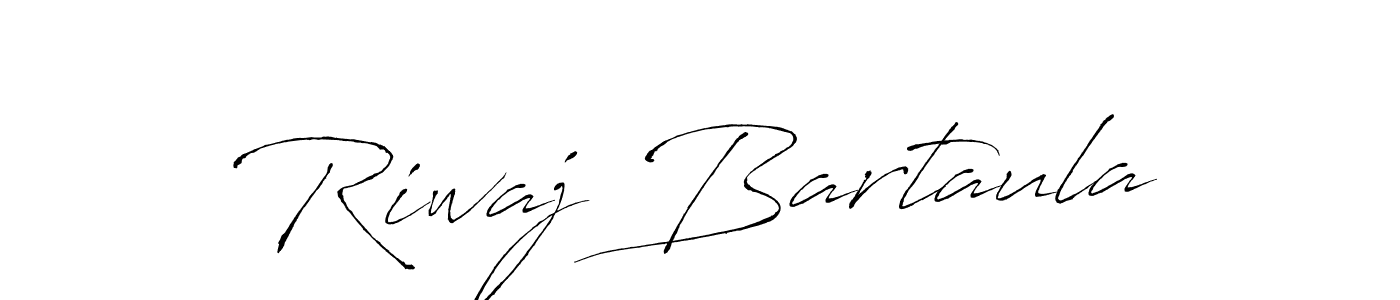 Make a beautiful signature design for name Riwaj Bartaula. With this signature (Antro_Vectra) style, you can create a handwritten signature for free. Riwaj Bartaula signature style 6 images and pictures png