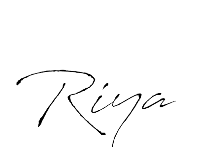 How to make Riya name signature. Use Antro_Vectra style for creating short signs online. This is the latest handwritten sign. Riya signature style 6 images and pictures png