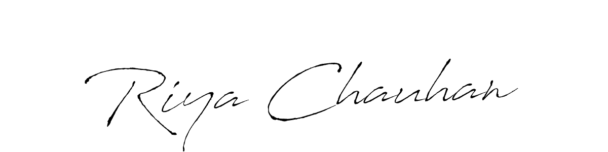 Also You can easily find your signature by using the search form. We will create Riya Chauhan name handwritten signature images for you free of cost using Antro_Vectra sign style. Riya Chauhan signature style 6 images and pictures png