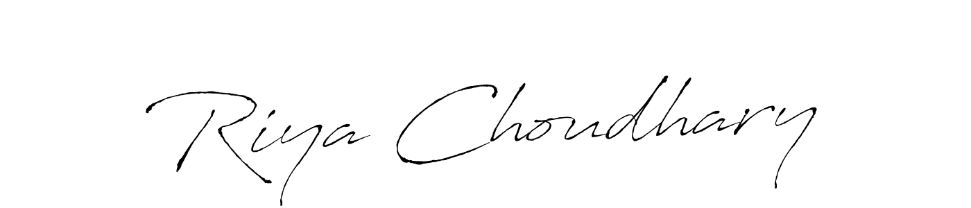 Antro_Vectra is a professional signature style that is perfect for those who want to add a touch of class to their signature. It is also a great choice for those who want to make their signature more unique. Get Riya Choudhary name to fancy signature for free. Riya Choudhary signature style 6 images and pictures png