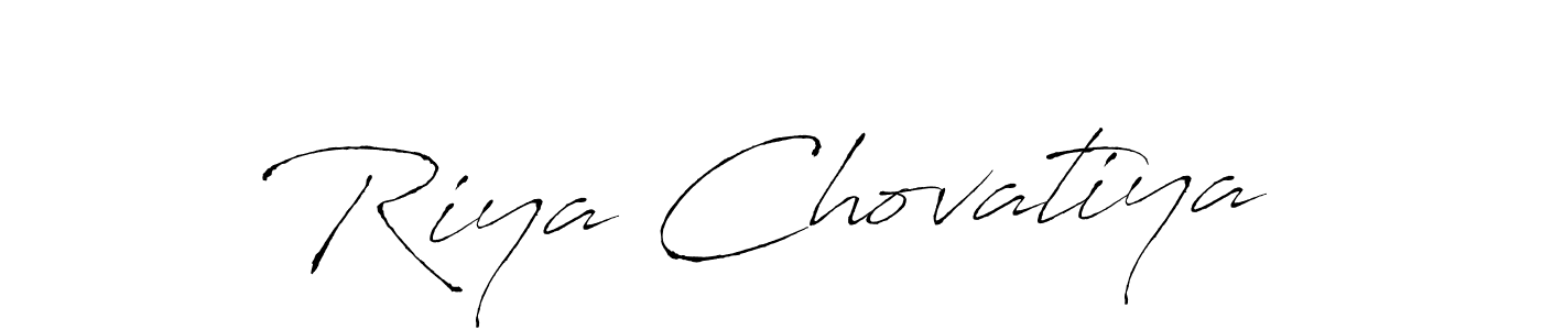 This is the best signature style for the Riya Chovatiya name. Also you like these signature font (Antro_Vectra). Mix name signature. Riya Chovatiya signature style 6 images and pictures png