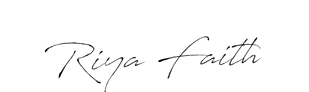 How to make Riya Faith signature? Antro_Vectra is a professional autograph style. Create handwritten signature for Riya Faith name. Riya Faith signature style 6 images and pictures png