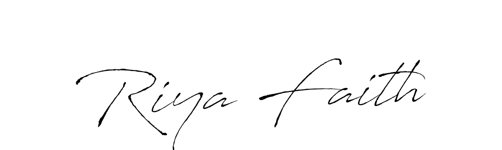 How to make Riya Faith signature? Antro_Vectra is a professional autograph style. Create handwritten signature for Riya Faith name. Riya Faith signature style 6 images and pictures png