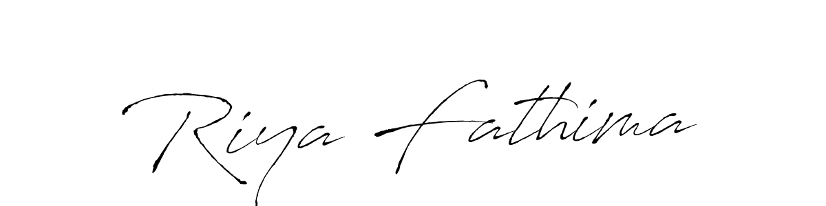 How to make Riya Fathima signature? Antro_Vectra is a professional autograph style. Create handwritten signature for Riya Fathima name. Riya Fathima signature style 6 images and pictures png