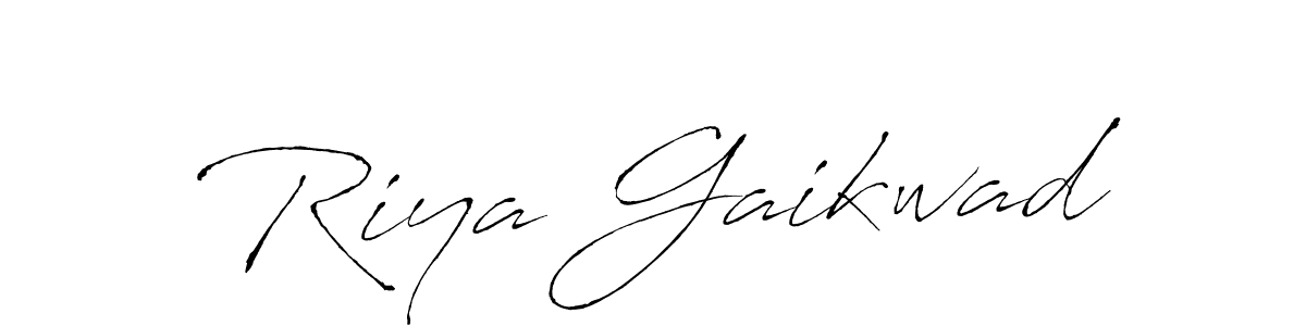 The best way (Antro_Vectra) to make a short signature is to pick only two or three words in your name. The name Riya Gaikwad include a total of six letters. For converting this name. Riya Gaikwad signature style 6 images and pictures png
