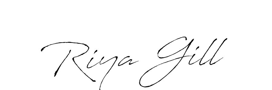 Make a beautiful signature design for name Riya Gill. Use this online signature maker to create a handwritten signature for free. Riya Gill signature style 6 images and pictures png
