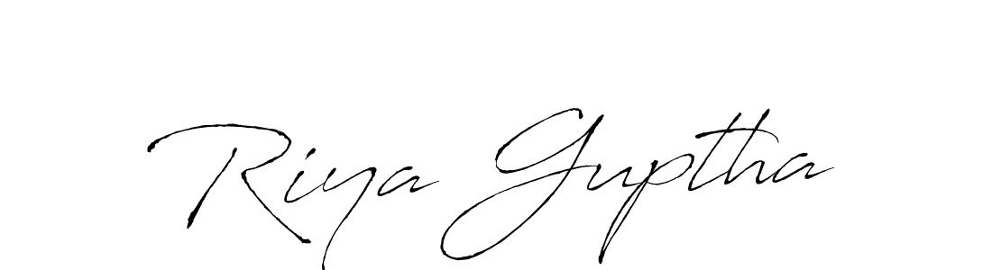 How to make Riya Guptha signature? Antro_Vectra is a professional autograph style. Create handwritten signature for Riya Guptha name. Riya Guptha signature style 6 images and pictures png