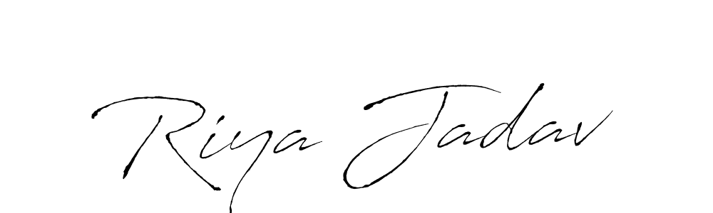 Also we have Riya Jadav name is the best signature style. Create professional handwritten signature collection using Antro_Vectra autograph style. Riya Jadav signature style 6 images and pictures png