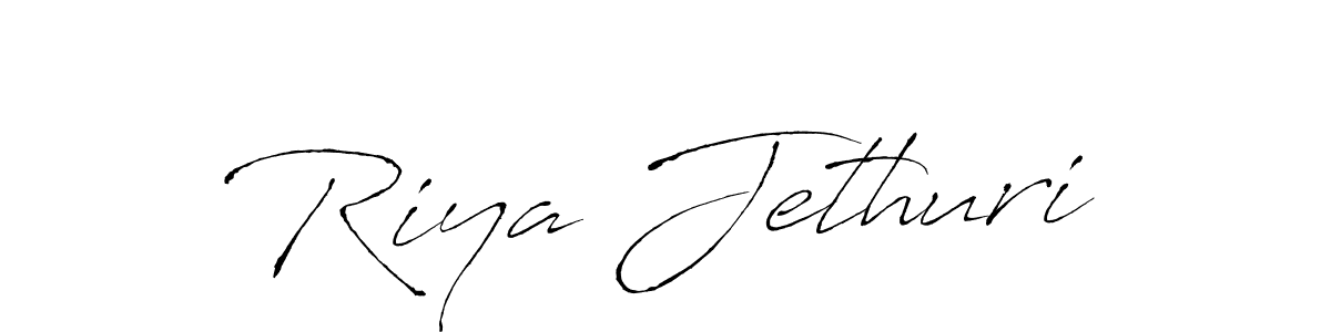 Also You can easily find your signature by using the search form. We will create Riya Jethuri name handwritten signature images for you free of cost using Antro_Vectra sign style. Riya Jethuri signature style 6 images and pictures png