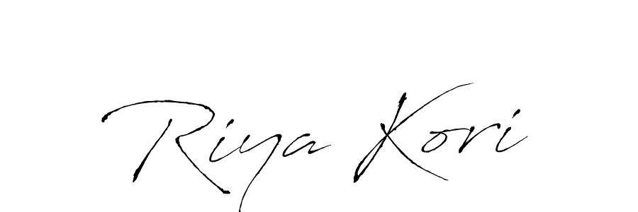 It looks lik you need a new signature style for name Riya Kori. Design unique handwritten (Antro_Vectra) signature with our free signature maker in just a few clicks. Riya Kori signature style 6 images and pictures png