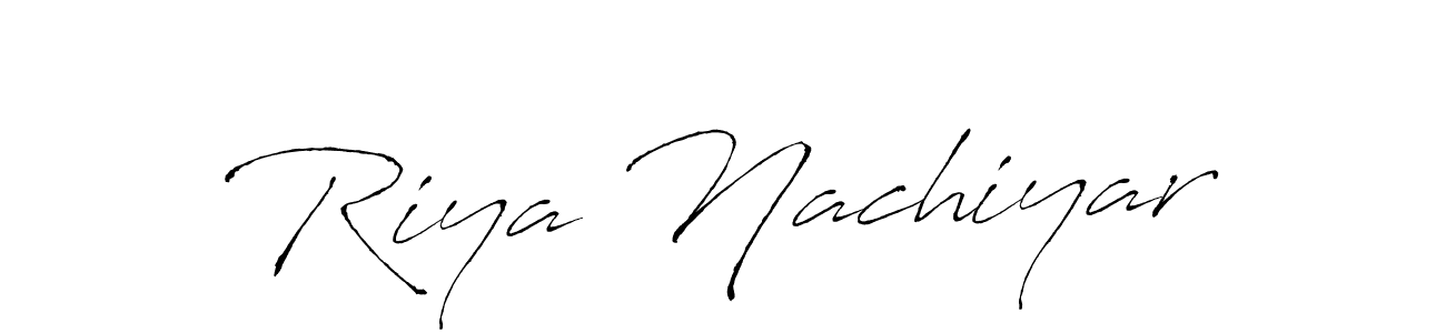 Make a beautiful signature design for name Riya Nachiyar. Use this online signature maker to create a handwritten signature for free. Riya Nachiyar signature style 6 images and pictures png