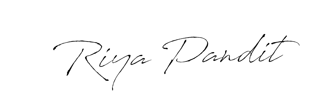 The best way (Antro_Vectra) to make a short signature is to pick only two or three words in your name. The name Riya Pandit include a total of six letters. For converting this name. Riya Pandit signature style 6 images and pictures png