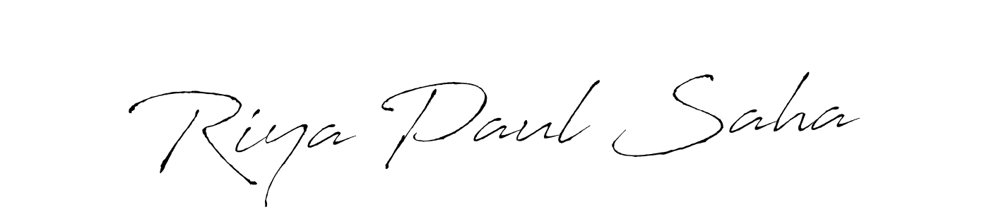 This is the best signature style for the Riya Paul Saha name. Also you like these signature font (Antro_Vectra). Mix name signature. Riya Paul Saha signature style 6 images and pictures png