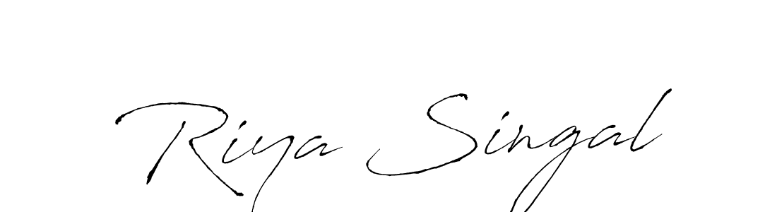 It looks lik you need a new signature style for name Riya Singal. Design unique handwritten (Antro_Vectra) signature with our free signature maker in just a few clicks. Riya Singal signature style 6 images and pictures png