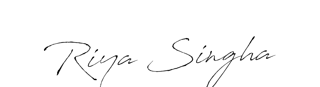 Antro_Vectra is a professional signature style that is perfect for those who want to add a touch of class to their signature. It is also a great choice for those who want to make their signature more unique. Get Riya Singha name to fancy signature for free. Riya Singha signature style 6 images and pictures png