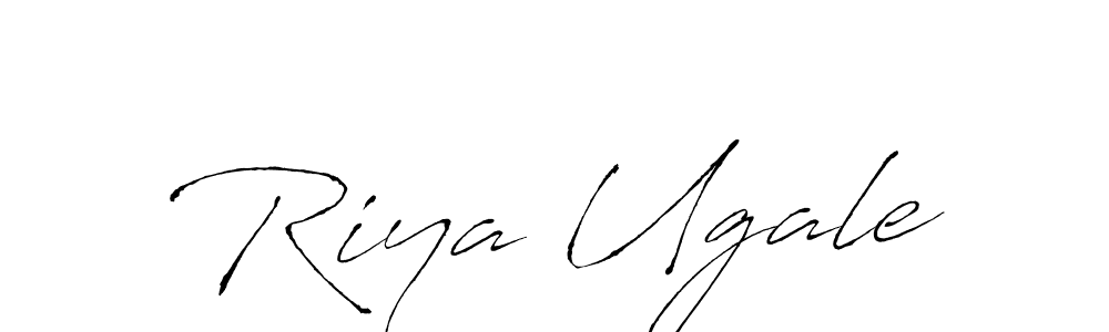 It looks lik you need a new signature style for name Riya Ugale. Design unique handwritten (Antro_Vectra) signature with our free signature maker in just a few clicks. Riya Ugale signature style 6 images and pictures png