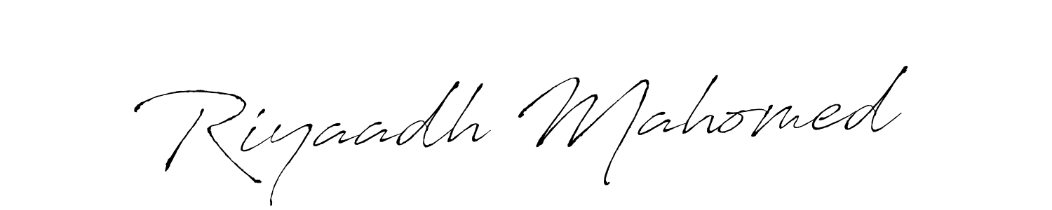 This is the best signature style for the Riyaadh Mahomed name. Also you like these signature font (Antro_Vectra). Mix name signature. Riyaadh Mahomed signature style 6 images and pictures png