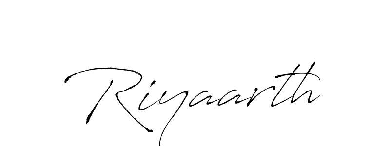 How to make Riyaarth name signature. Use Antro_Vectra style for creating short signs online. This is the latest handwritten sign. Riyaarth signature style 6 images and pictures png