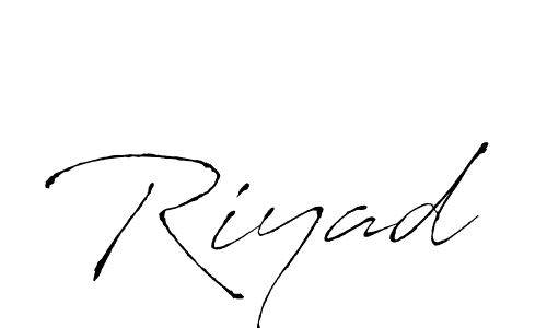 Riyad stylish signature style. Best Handwritten Sign (Antro_Vectra) for my name. Handwritten Signature Collection Ideas for my name Riyad. Riyad signature style 6 images and pictures png