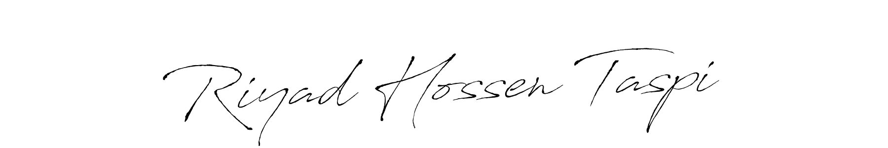 if you are searching for the best signature style for your name Riyad Hossen Taspi. so please give up your signature search. here we have designed multiple signature styles  using Antro_Vectra. Riyad Hossen Taspi signature style 6 images and pictures png