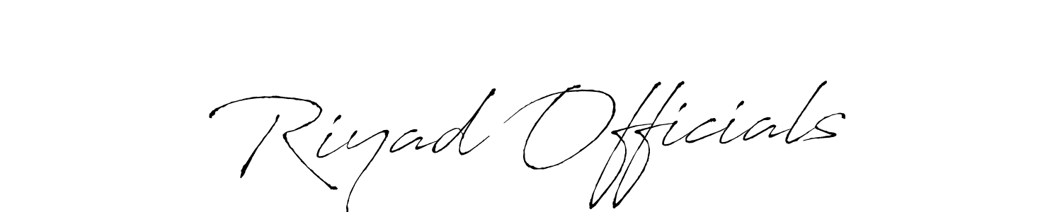 This is the best signature style for the Riyad Officials name. Also you like these signature font (Antro_Vectra). Mix name signature. Riyad Officials signature style 6 images and pictures png