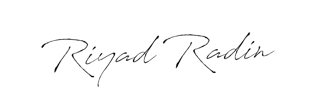 How to make Riyad Radin signature? Antro_Vectra is a professional autograph style. Create handwritten signature for Riyad Radin name. Riyad Radin signature style 6 images and pictures png