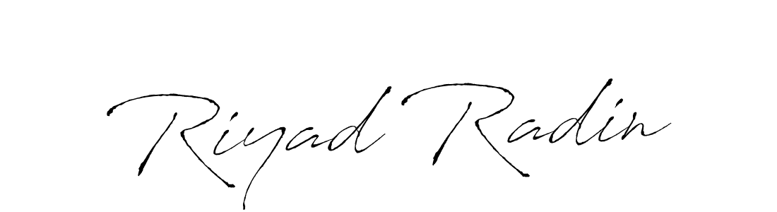 It looks lik you need a new signature style for name Riyad Radin. Design unique handwritten (Antro_Vectra) signature with our free signature maker in just a few clicks. Riyad Radin signature style 6 images and pictures png
