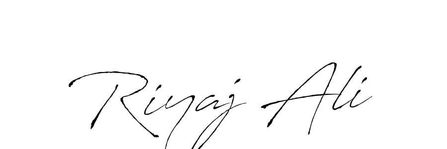 Design your own signature with our free online signature maker. With this signature software, you can create a handwritten (Antro_Vectra) signature for name Riyaj Ali. Riyaj Ali signature style 6 images and pictures png